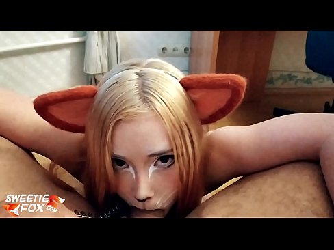 ❤️ Kitsune loro dick na kụkọba n'ọnụ ya ☑ na anyi ☑
